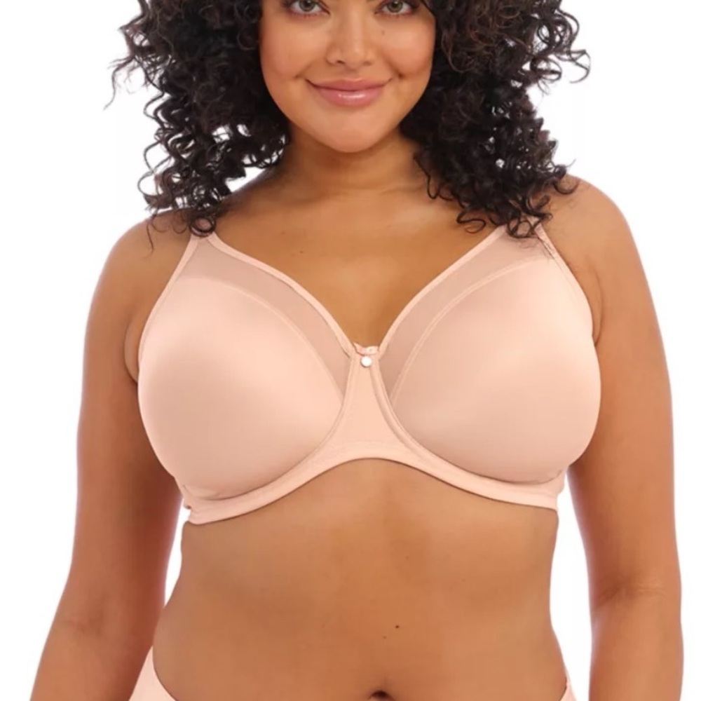 ELOMI
Smooth Underwire Molded Non Padded Bra Size 36L Color Sahara